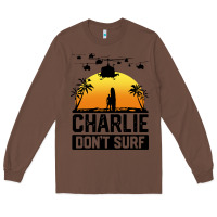 Chestnut summer vacation charlie don't surf Long Sleeve Tee - artisFamous
