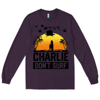 Plum summer vacation charlie don't surf Long Sleeve Tee - artisFamous