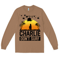 Summer Vacation Charlie Don't Surf Long Sleeve Tee | Teevron
