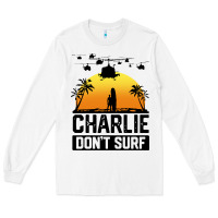 White summer vacation charlie don't surf Long Sleeve Tee - artisFamous