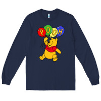 Navy hunny the pooh Long Sleeve Tee - artisFamous