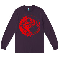 Plum xenomorph Long Sleeve Tee - artisFamous