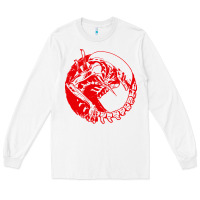 White xenomorph Long Sleeve Tee - artisFamous