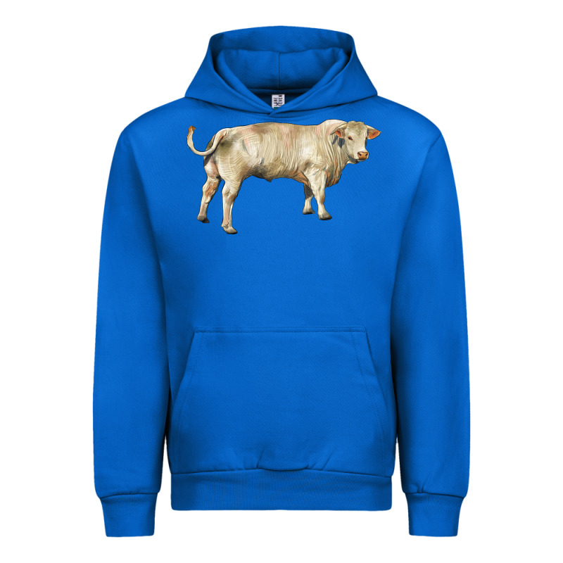 Charolais Bull Urban Hoodie by RanaPortraitStore | Teevron