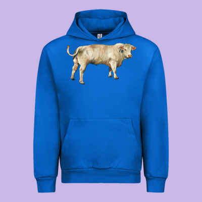 Charolais Bull Urban Hoodie Designed By Ranaportraitstore