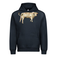 Navy charolais bull Urban Hoodie - RanaPortraitStore