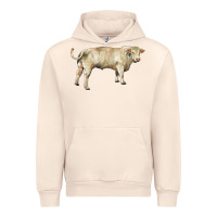 Sandshell charolais bull Urban Hoodie - RanaPortraitStore