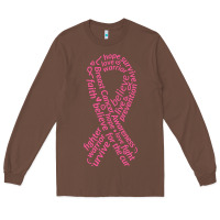 Chestnut Pink Ribbon Long Sleeve Tee - artisFamous
