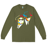 Army Green blues brothers Long Sleeve Tee - artisFamous
