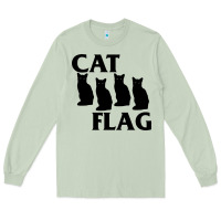 Matcha cat flag Long Sleeve Tee - artisFamous