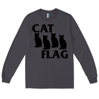 Smoke cat flag Long Sleeve Tee - artisFamous