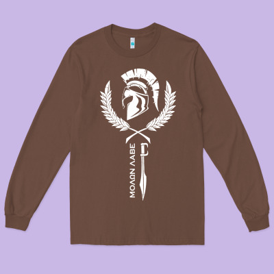 Sparta Krieger Fitness   Molon Labe Long Sleeve Tee Designed By Artisfamous