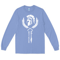 Colony Blue sparta krieger fitness   molon labe Long Sleeve Tee - artisFamous