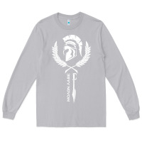 Moon Dust sparta krieger fitness   molon labe Long Sleeve Tee - artisFamous
