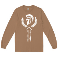 Toasted Coconut sparta krieger fitness   molon labe Long Sleeve Tee - artisFamous