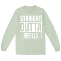 Matcha straight outta refills funny pharmacy technician pharmacist Long Sleeve Tee - artisFamous
