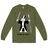 Army Green you shall not pass go Long Sleeve Tee - artisFamous
