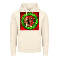 Vintage Artic christmas red angus calf Vintage Hoodie - LillyAllenDesigns
