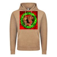 Vintage Coffee christmas red angus calf Vintage Hoodie - LillyAllenDesigns