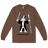 Chestnut you shall not pass go Long Sleeve Tee - artisFamous