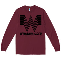 Burgundy new whataburger Long Sleeve Tee - artisFamous