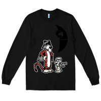 Black hobbes and calvin Long Sleeve Tee - artisFamous
