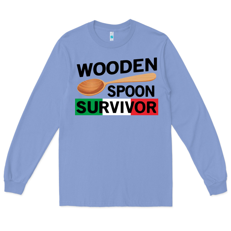 Funny Wooden Spoon Survivor Long Sleeve Tee by artisFamous | Teevron