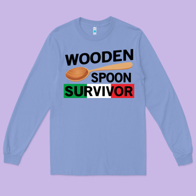 Funny Wooden Spoon Survivor Long Sleeve Tee Designed By Artisfamous