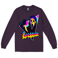Plum scream horror movie Long Sleeve Tee - artisFamous