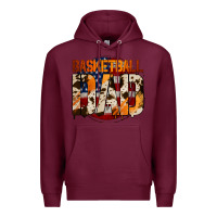 Burgundy basketball dad Premium Hoodie - Jasminsmagicworld