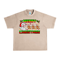 French Oak Merry Christmas Urban Heavy Tee - CowhideDigitalArt