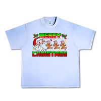 Grape Ice Merry Christmas Urban Heavy Tee - CowhideDigitalArt