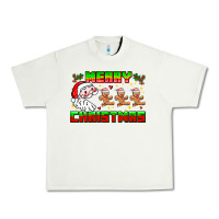 Pistachio Merry Christmas Urban Heavy Tee - CowhideDigitalArt