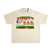 Sandshell Merry Christmas Urban Heavy Tee - CowhideDigitalArt