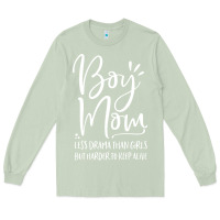 Matcha boy mom less drama than girls but harder to Long Sleeve Tee - artisFamous