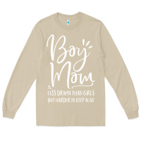 Mushroom boy mom less drama than girls but harder to Long Sleeve Tee - artisFamous
