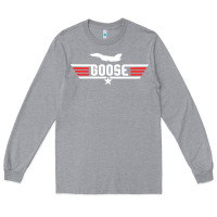 Heather Grey goose Long Sleeve Tee - artisFamous