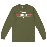Army Green goose Long Sleeve Tee - artisFamous