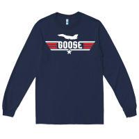 Navy goose Long Sleeve Tee - artisFamous