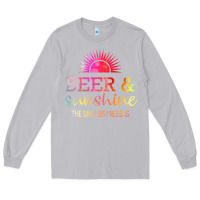 Moon Dust the only bs i need is beer sunshine Long Sleeve Tee - artisFamous