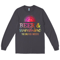 Smoke the only bs i need is beer sunshine Long Sleeve Tee - artisFamous