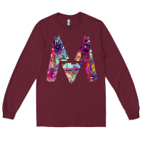 Burgundy maroon five Long Sleeve Tee - artisFamous