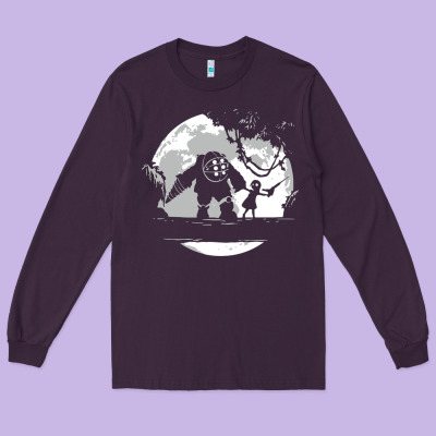 Bioshock Matata Long Sleeve Tee Designed By Artisfamous