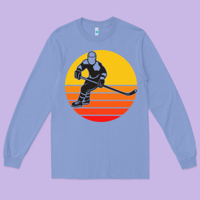 Hockey 1 Long Sleeve Tee Designed By Artisfamous