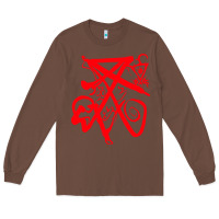 Chestnut lucifer calligraphy 2 Long Sleeve Tee - artisFamous