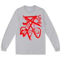 Moon Dust lucifer calligraphy 2 Long Sleeve Tee - artisFamous