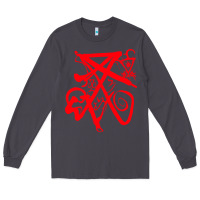 Smoke lucifer calligraphy 2 Long Sleeve Tee - artisFamous