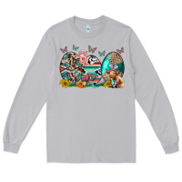 Moon Dust easter easter eggs Long Sleeve Tee - CowhideDigitalArt