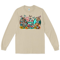 Mushroom easter easter eggs Long Sleeve Tee - CowhideDigitalArt