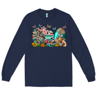 Navy easter easter eggs Long Sleeve Tee - CowhideDigitalArt